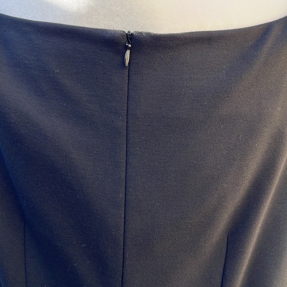 MM Lafleur Lydia Twist Strap Heather Gray Ponte Knit Sleeveless Sheath Dress +2 - Picture 6 of 10